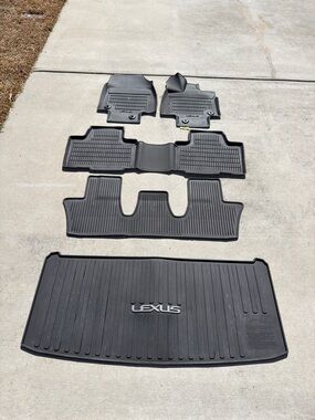 Lexus Black All-Weather Floor & Cargo Mat Set